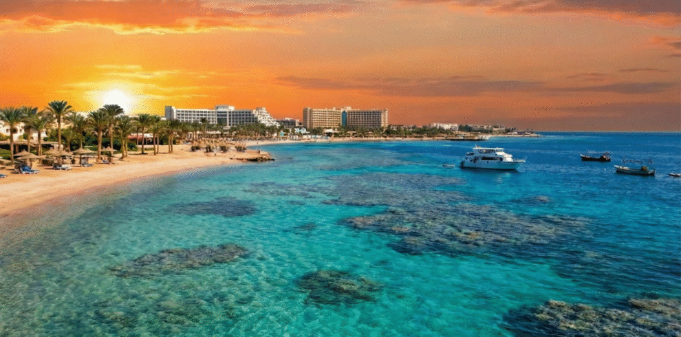 Stunning Red Sea Coral Reefs and Beach Resorts in Hurghada