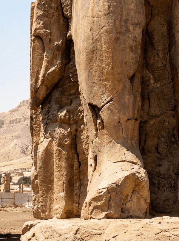 Colossi of Memnon statues stop on Luxor Day Tour from Hurghada