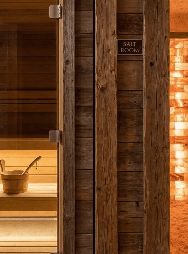 Sauna and Salt Room facilities included in the Turkish Bath Experience