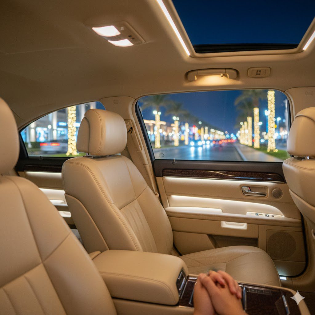 Interior view showing the difference between Hurghada Taxi vs Private Transfer